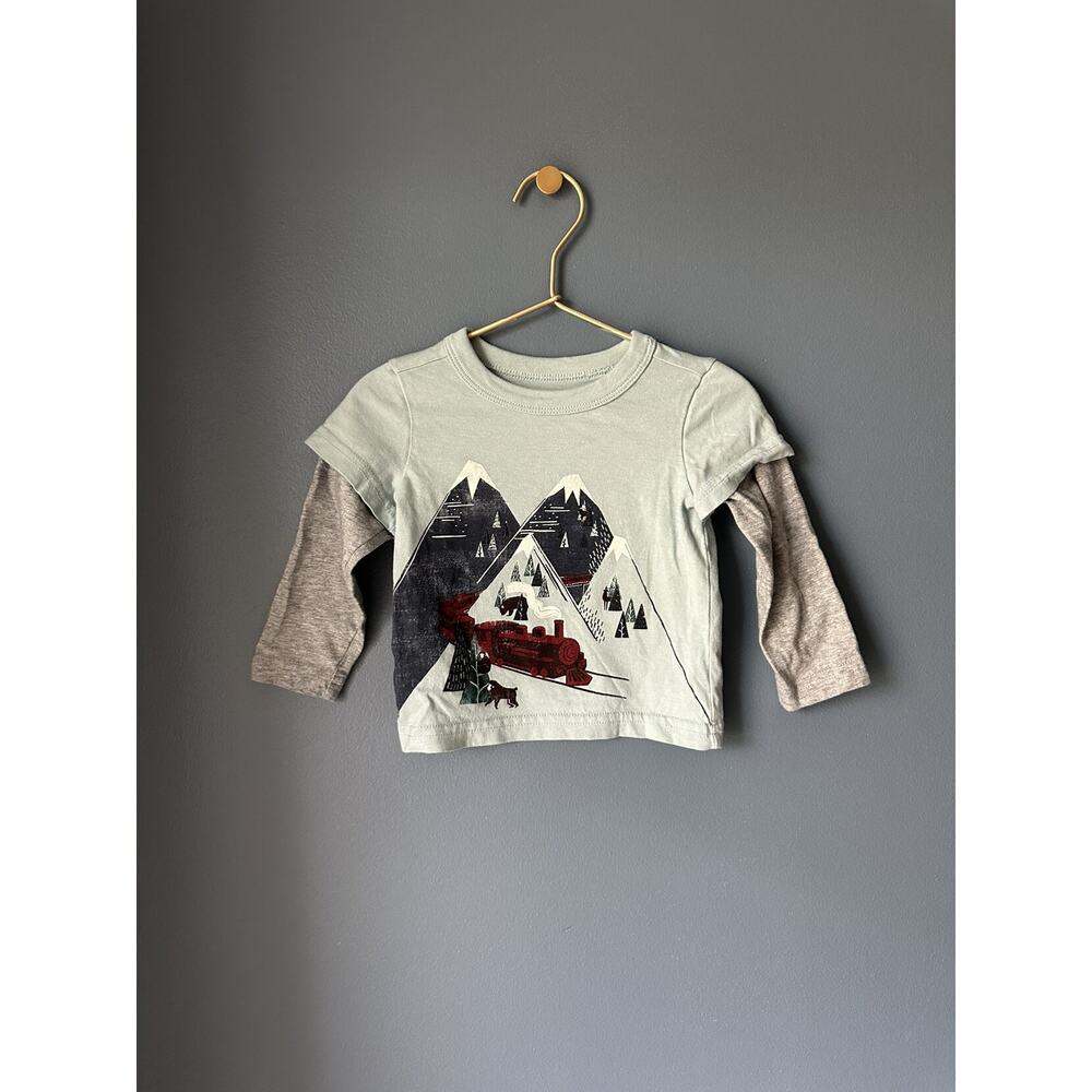 Tea‎ Collection Mountain Train Shirt